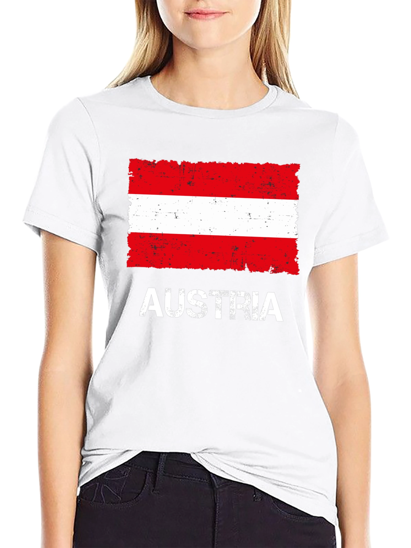Austria Flag T-Shirt Patriotic Graphic Tee