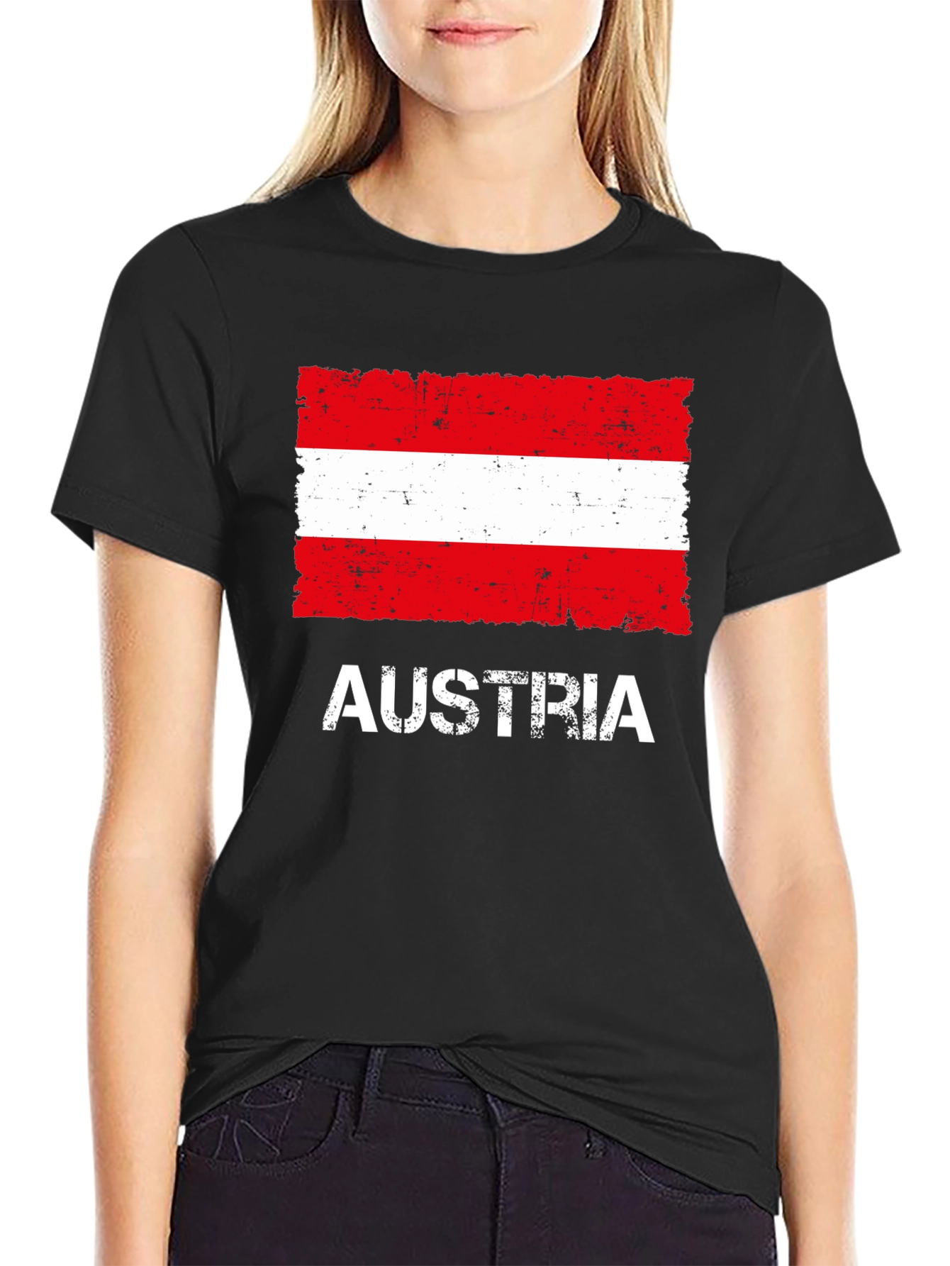 Austria Flag T-Shirt Patriotic Graphic Tee