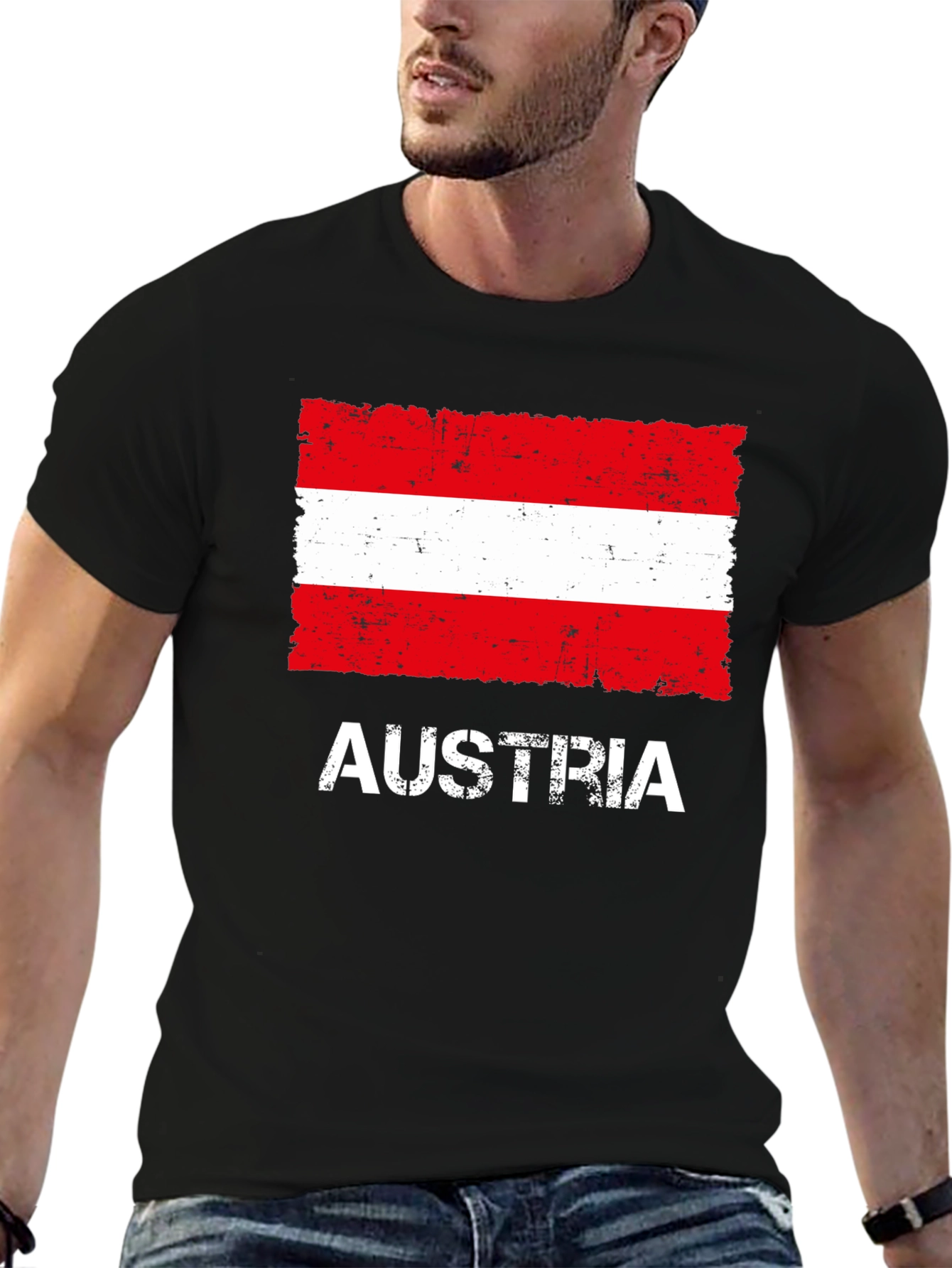 Austria Flag T-Shirt Patriotic Graphic Tee