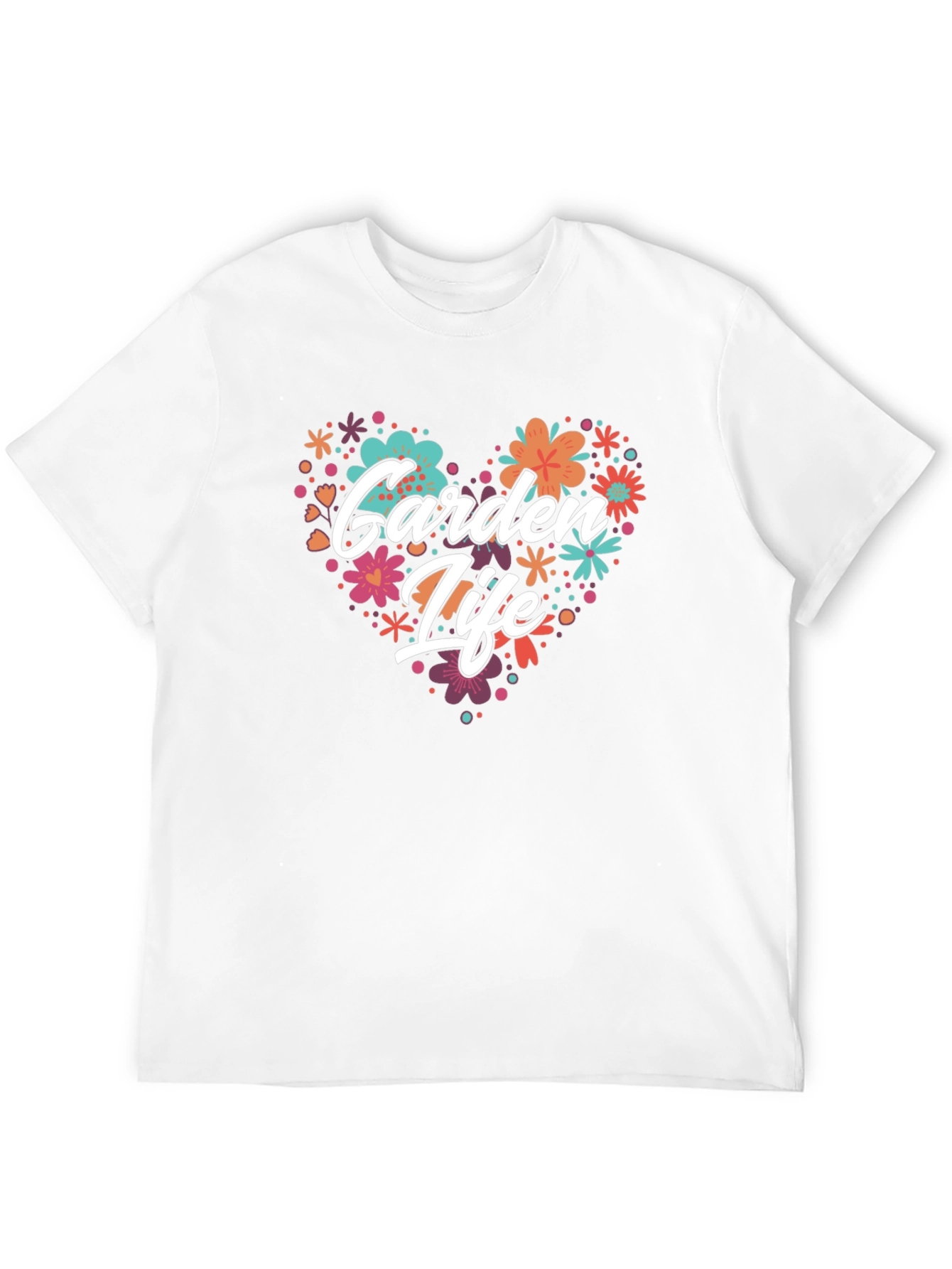 Garden Life Heart Floral Graphic T-Shirt