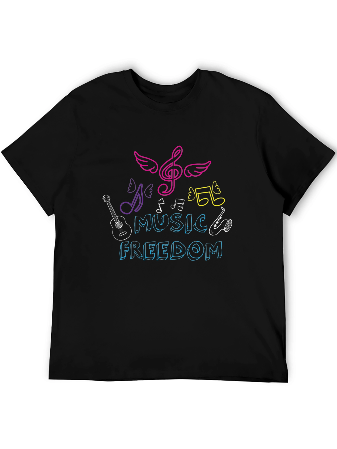 Music Freedom Graphic T-Shirt
