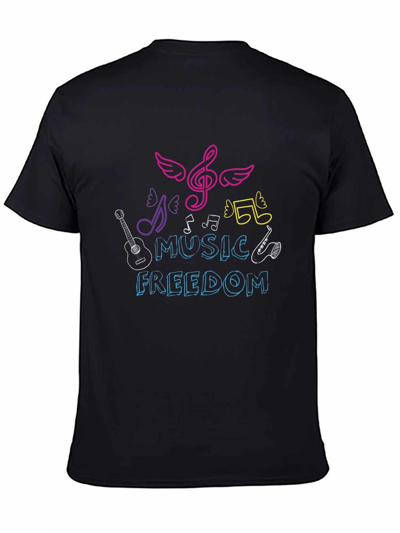 Music Freedom Graphic T-Shirt