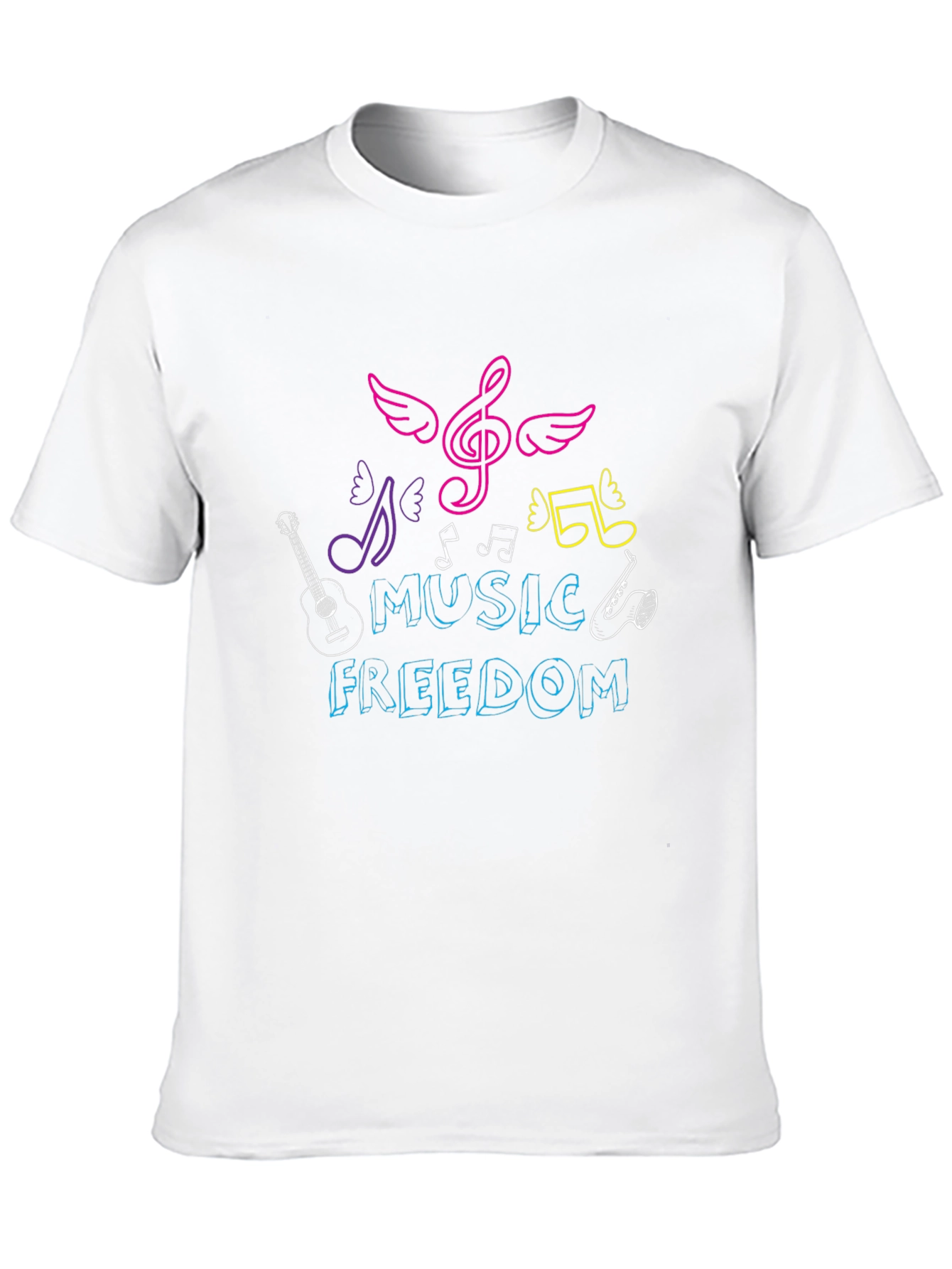 Music Freedom Graphic T-Shirt