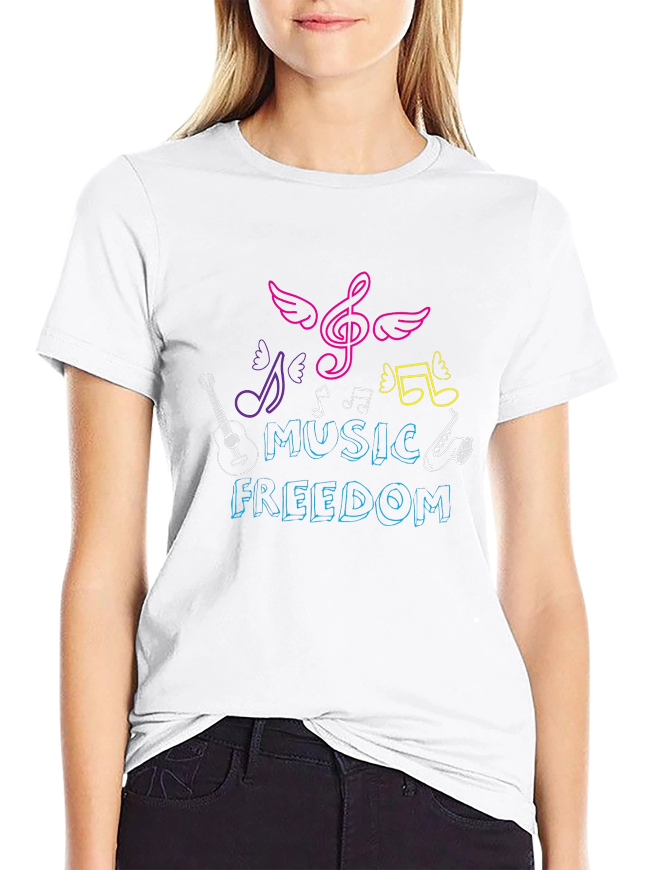 Music Freedom Graphic T-Shirt