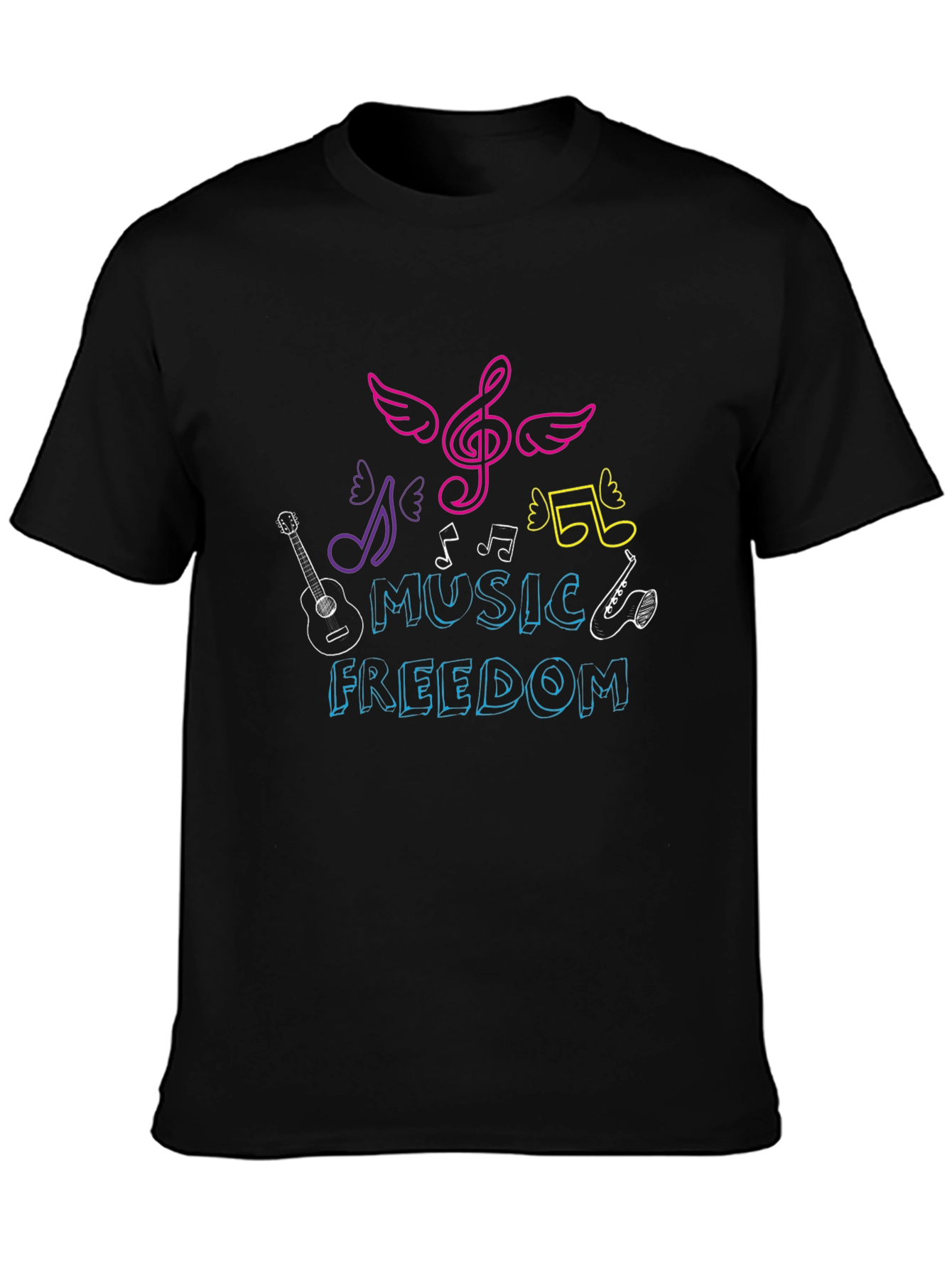 Music Freedom Graphic T-Shirt