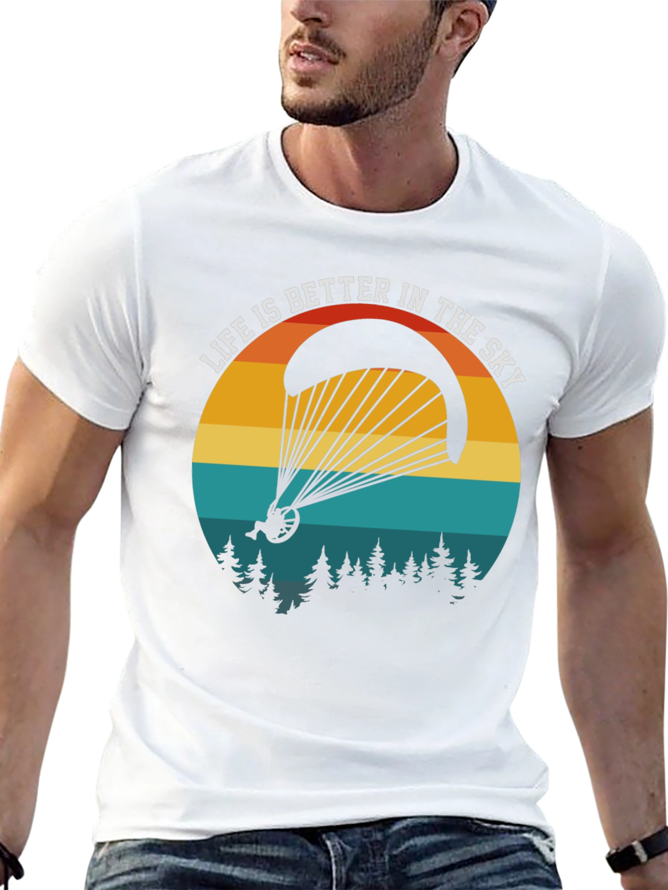Sky High T-Shirt: Paragliding Adventure Tee