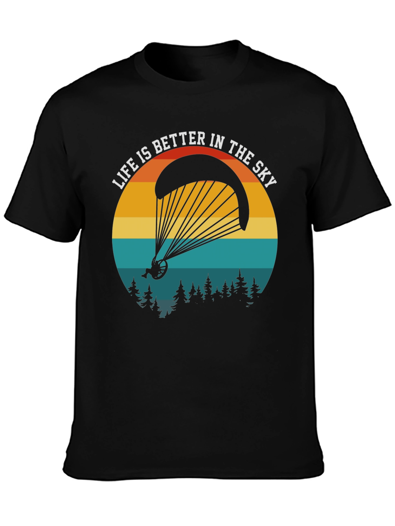Sky High T-Shirt: Paragliding Adventure Tee