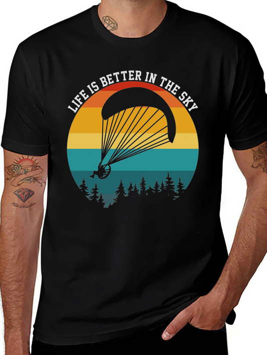 Sky High T-Shirt: Paragliding Adventure Tee