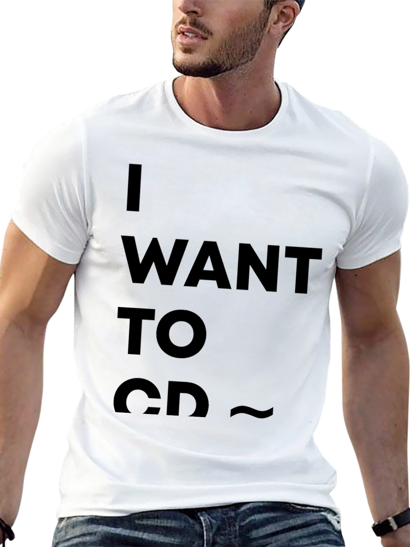 I Want to Go CD T-Shirt