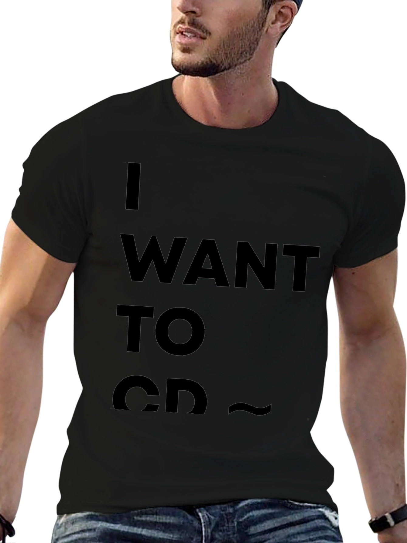 I Want to Go CD T-Shirt