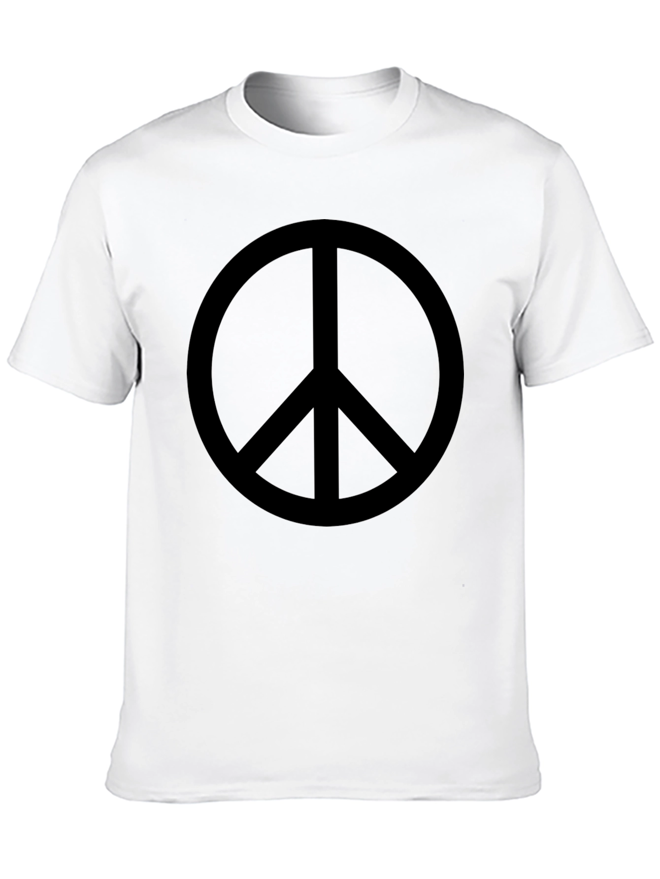 Peace Symbol Black Graphic Tee