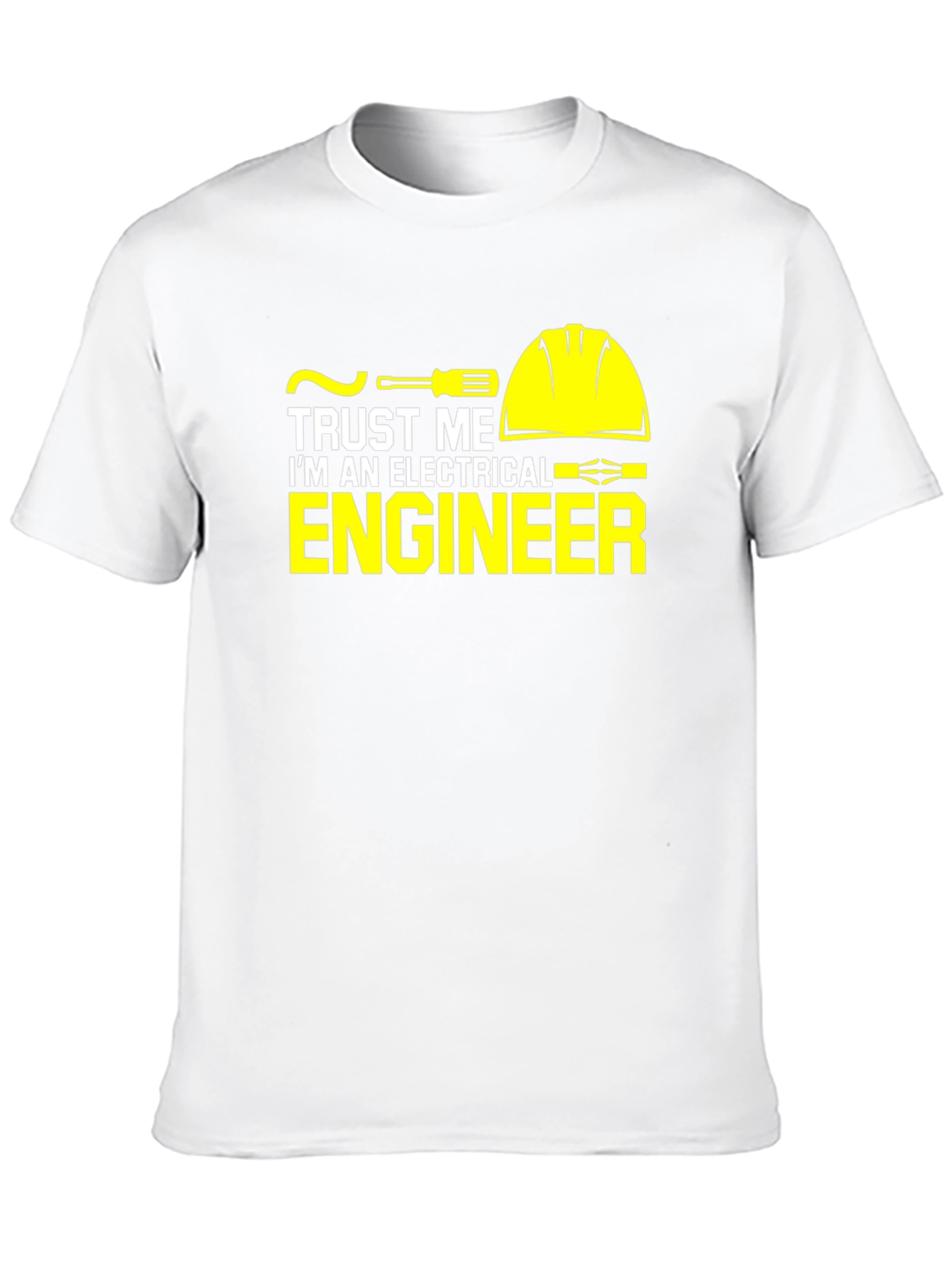 Trust Me Electrical Engineer Black Graphic Tee