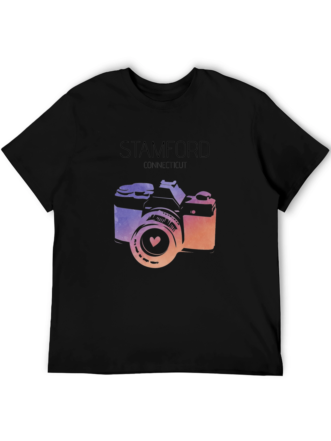 Stamford Connecticut Camera Graphic Tee