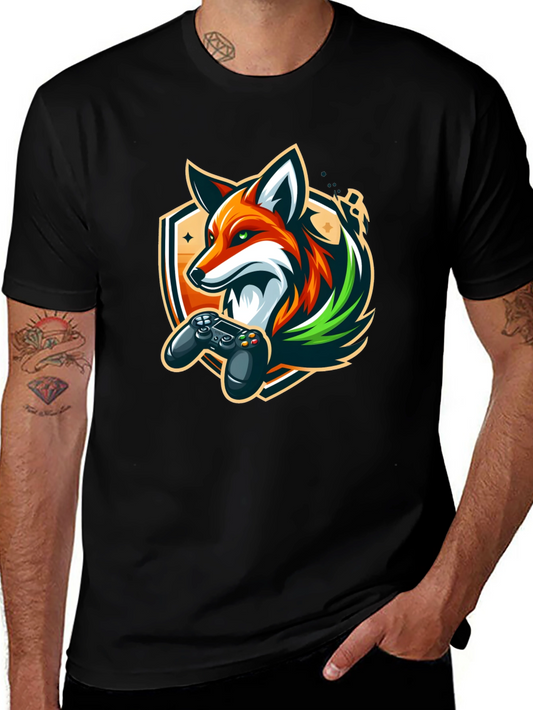 Gamer Fox Graphic Tee