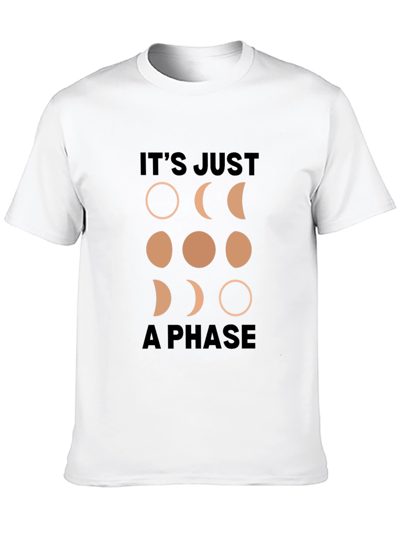 Its Just a Phase Moon Graphic T-Shirt