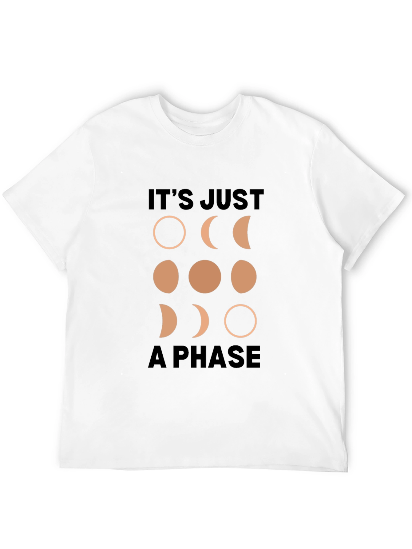 Its Just a Phase Moon Graphic T-Shirt