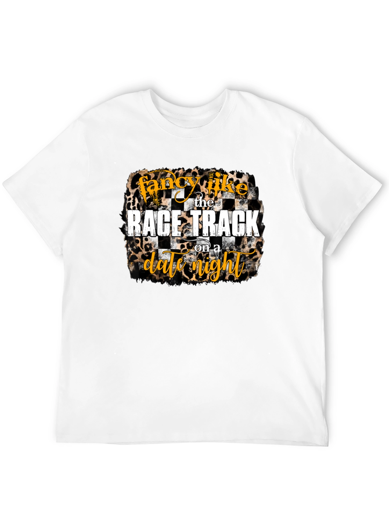 Fancy Like Race Track Date Night Graphic Tee