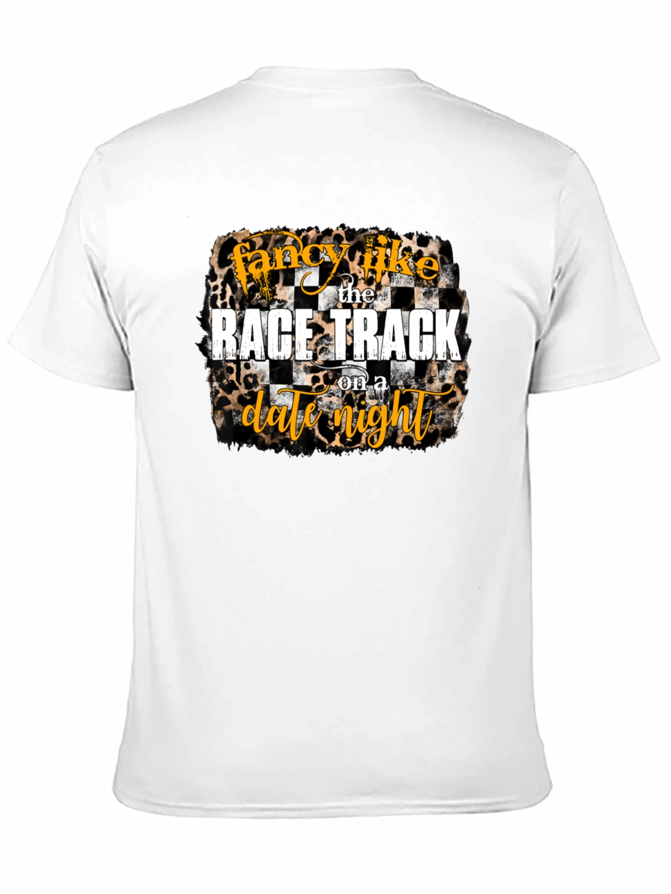 Fancy Like Race Track Date Night Graphic Tee