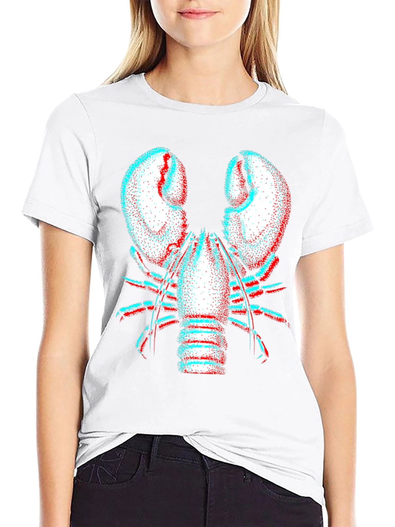 3D Lobster Graphic Tee - Bold Statement Shirt