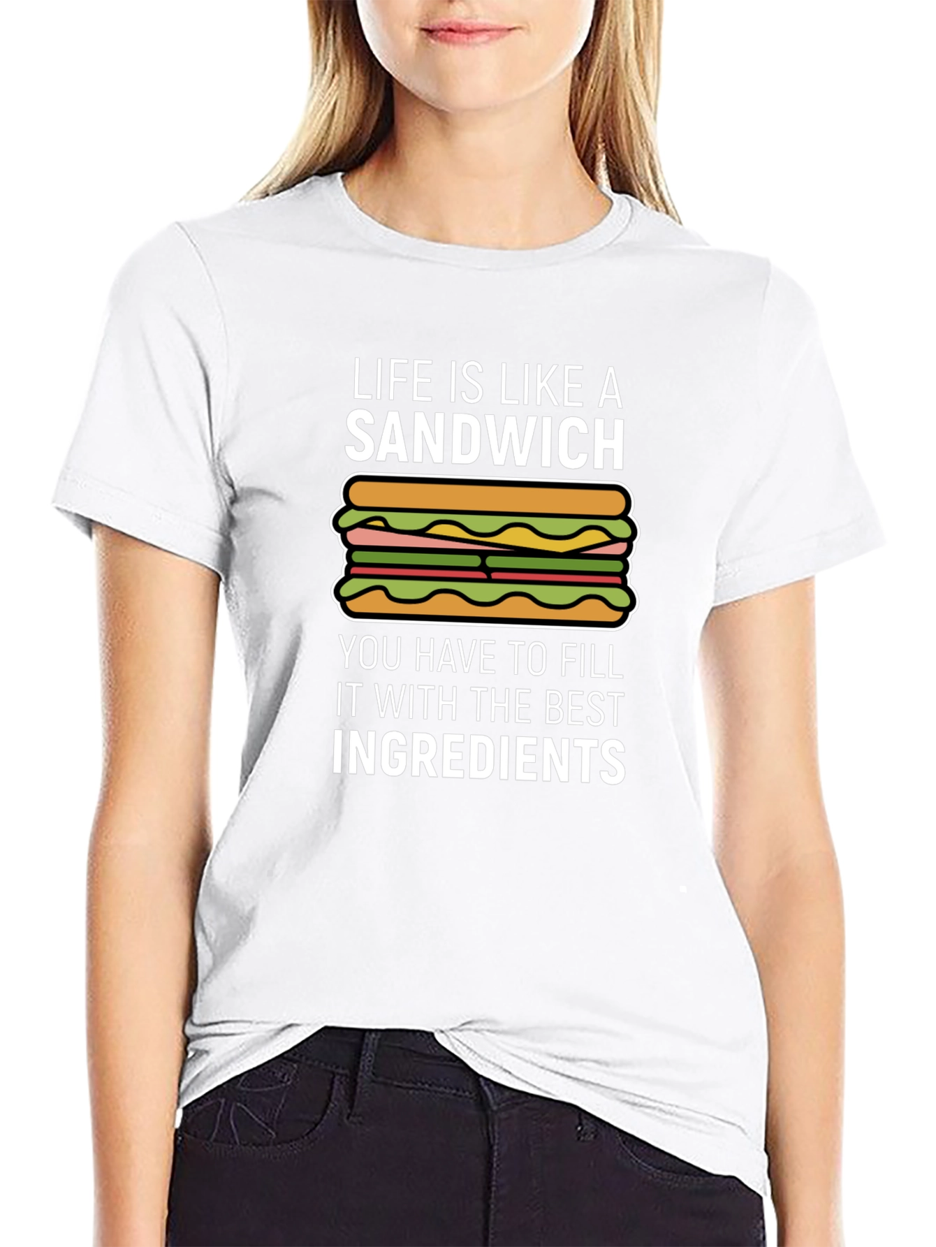 Life is a Sandwich Graphic T-Shirt