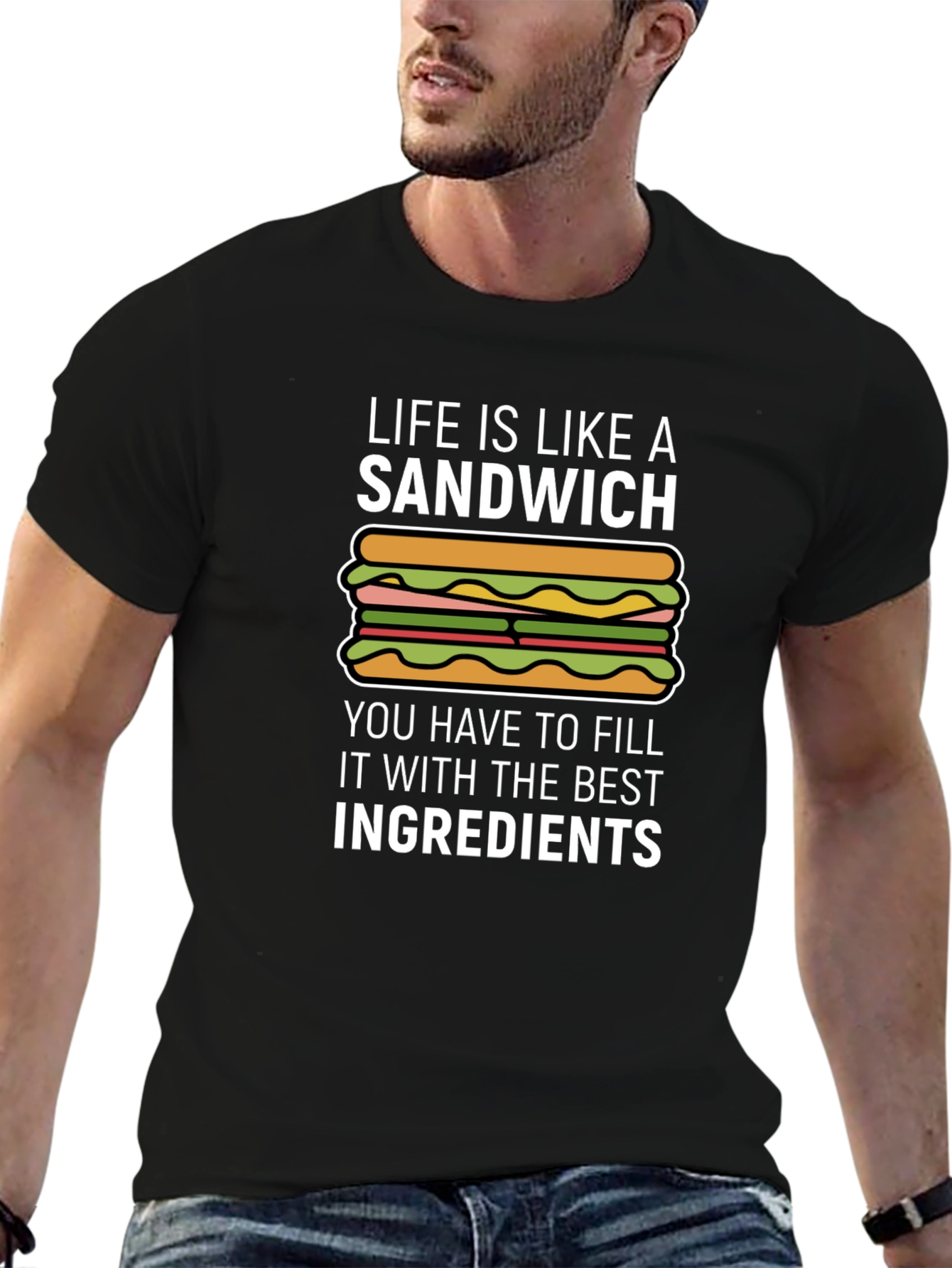 Life is a Sandwich Graphic T-Shirt
