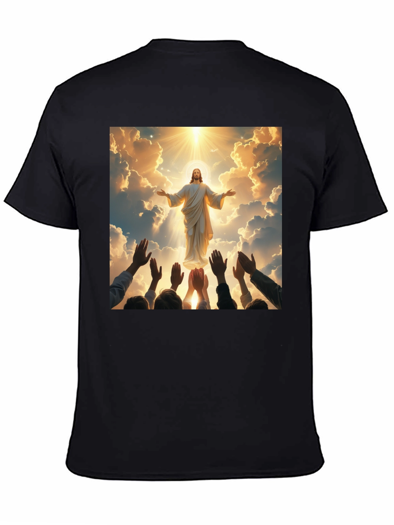 Heavenly Ascension Graphic Tee - Divine Design