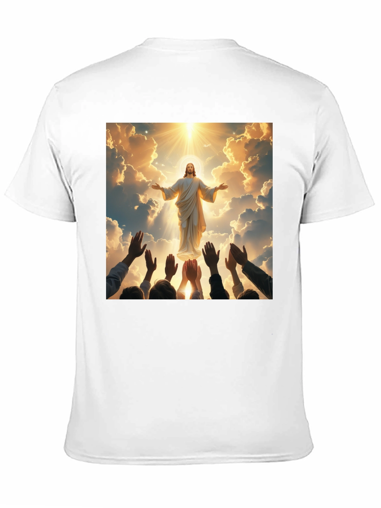 Heavenly Ascension Graphic Tee - Divine Design