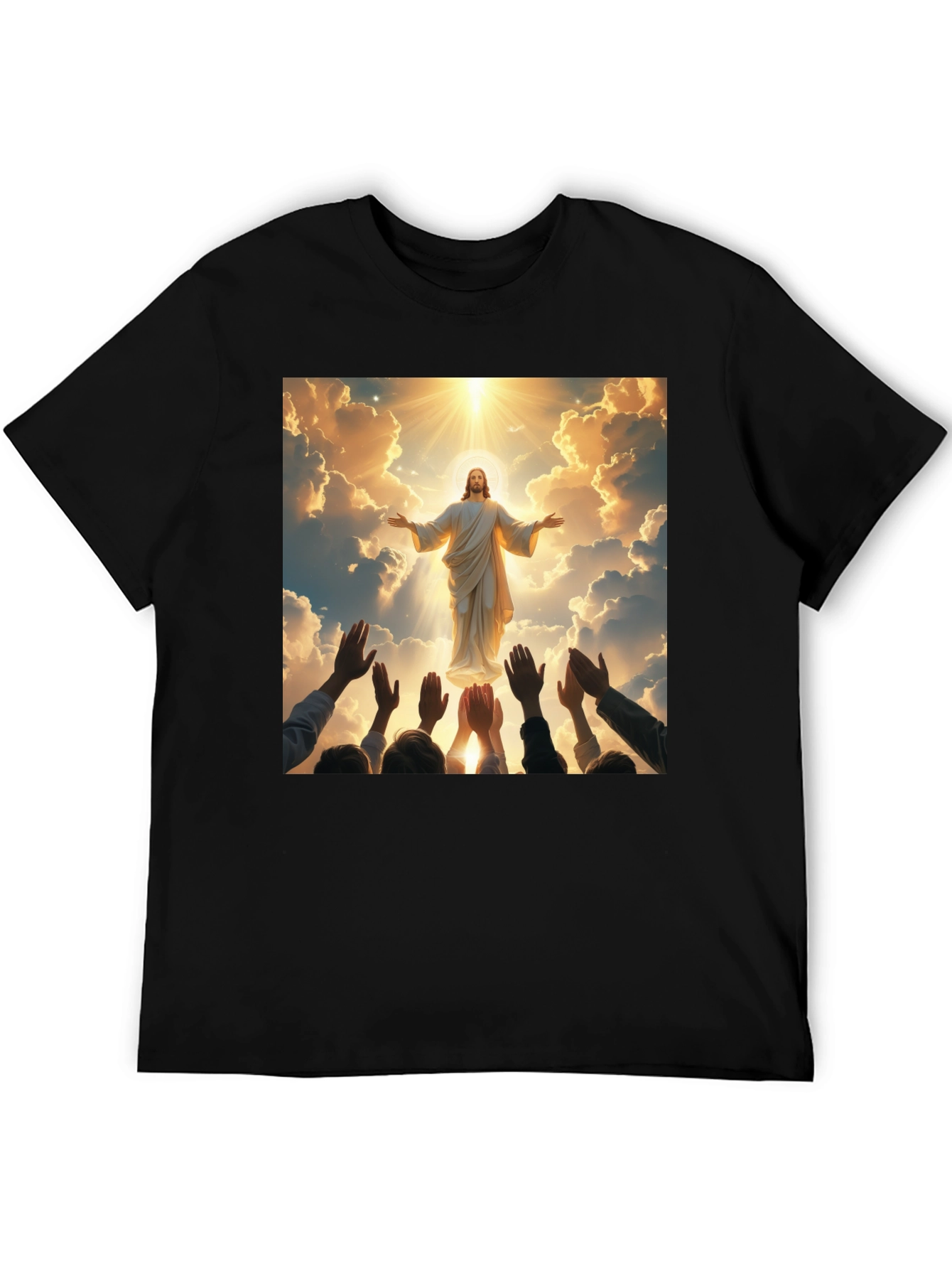 Heavenly Ascension Graphic Tee - Divine Design