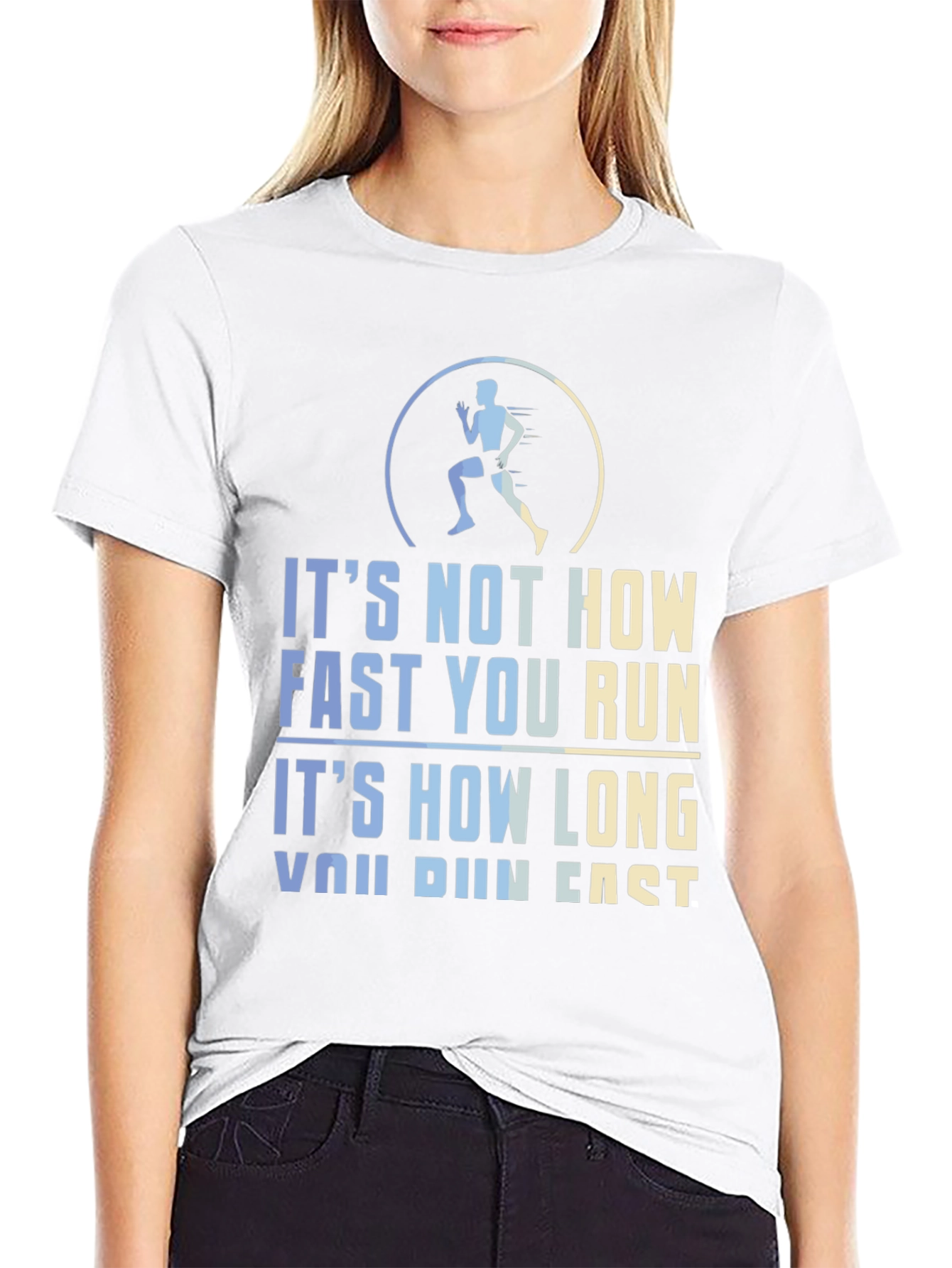 Runners Motivation T-Shirt - Distance Over Speed