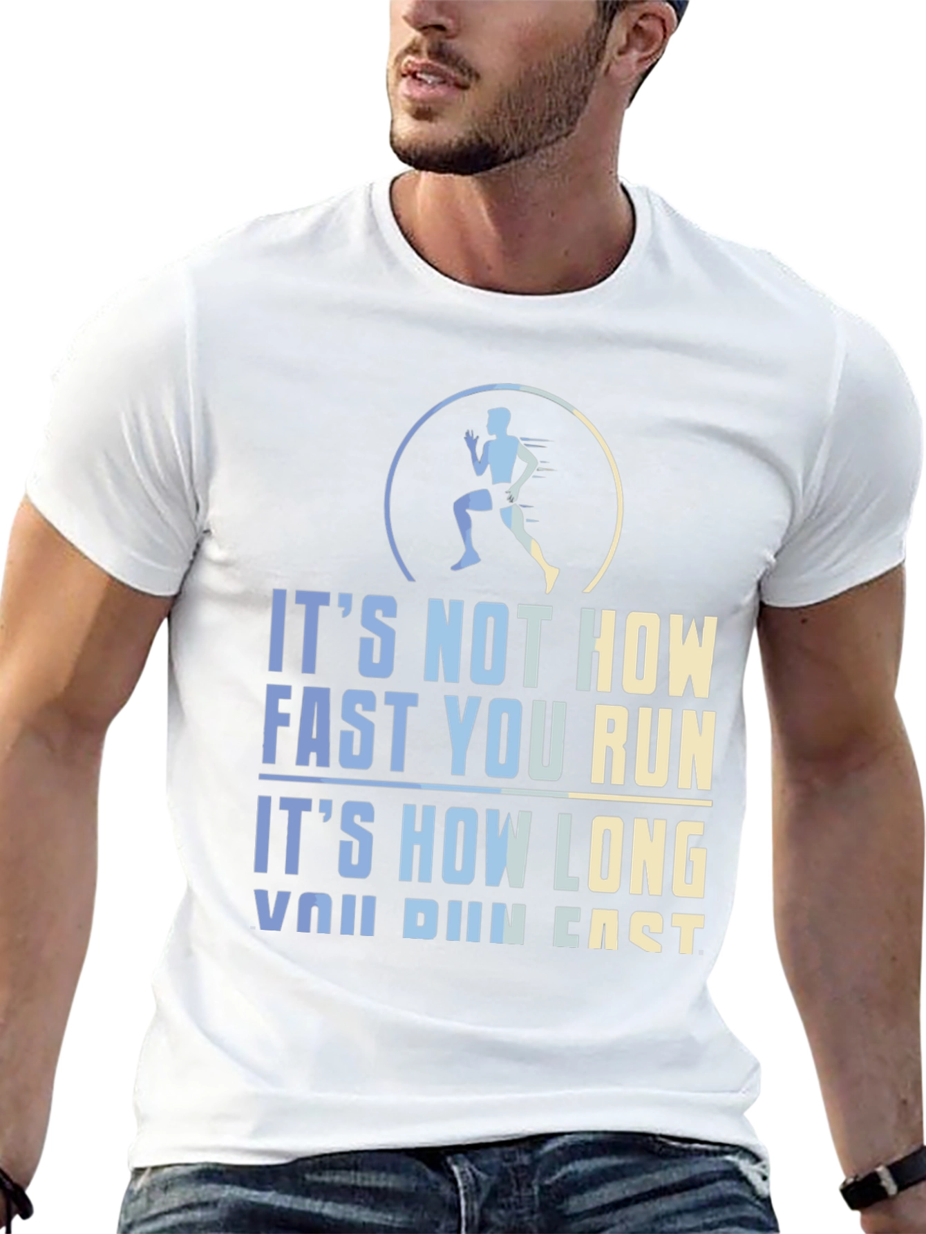 Runners Motivation T-Shirt - Distance Over Speed