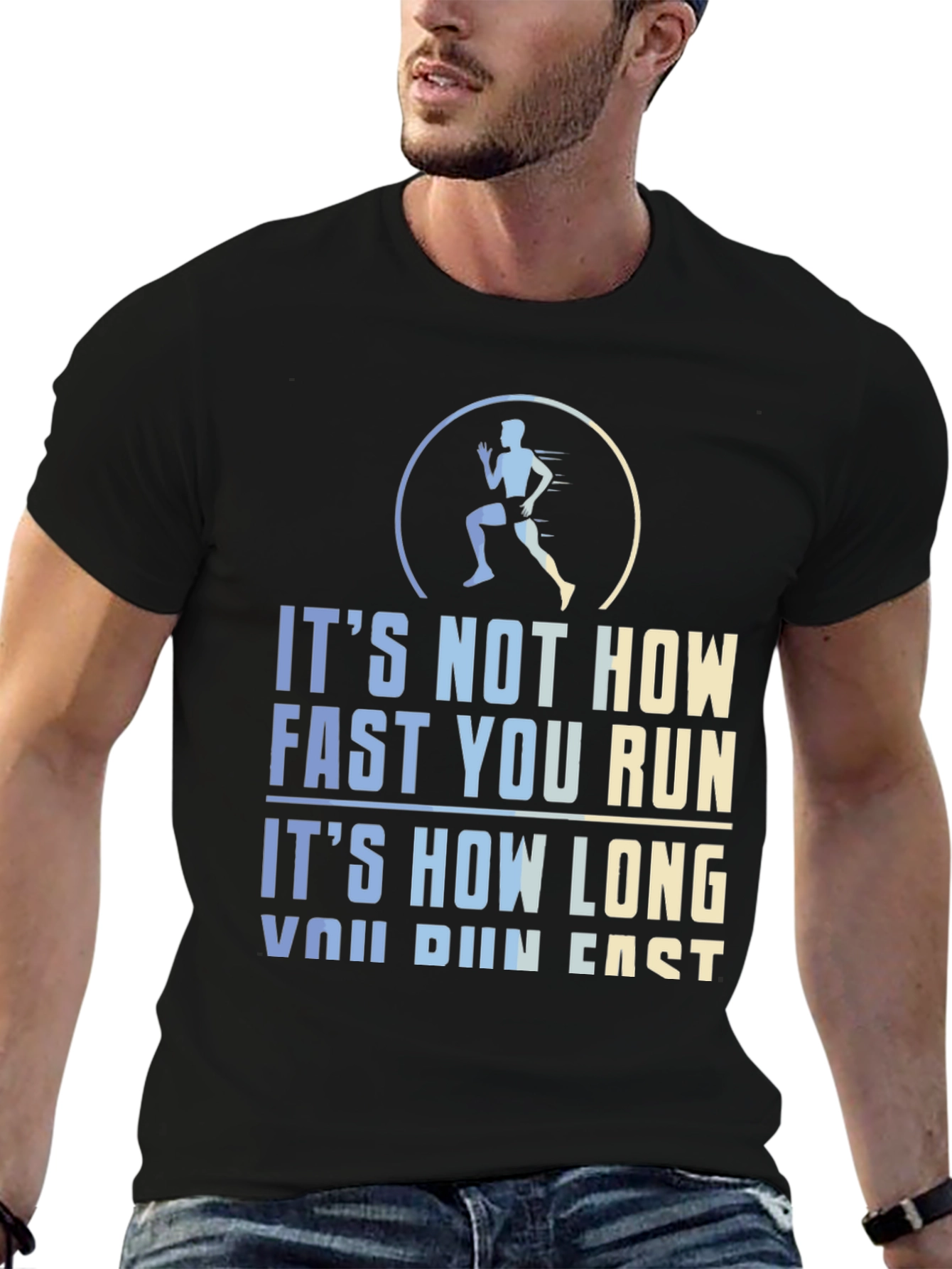 Runners Motivation T-Shirt - Distance Over Speed