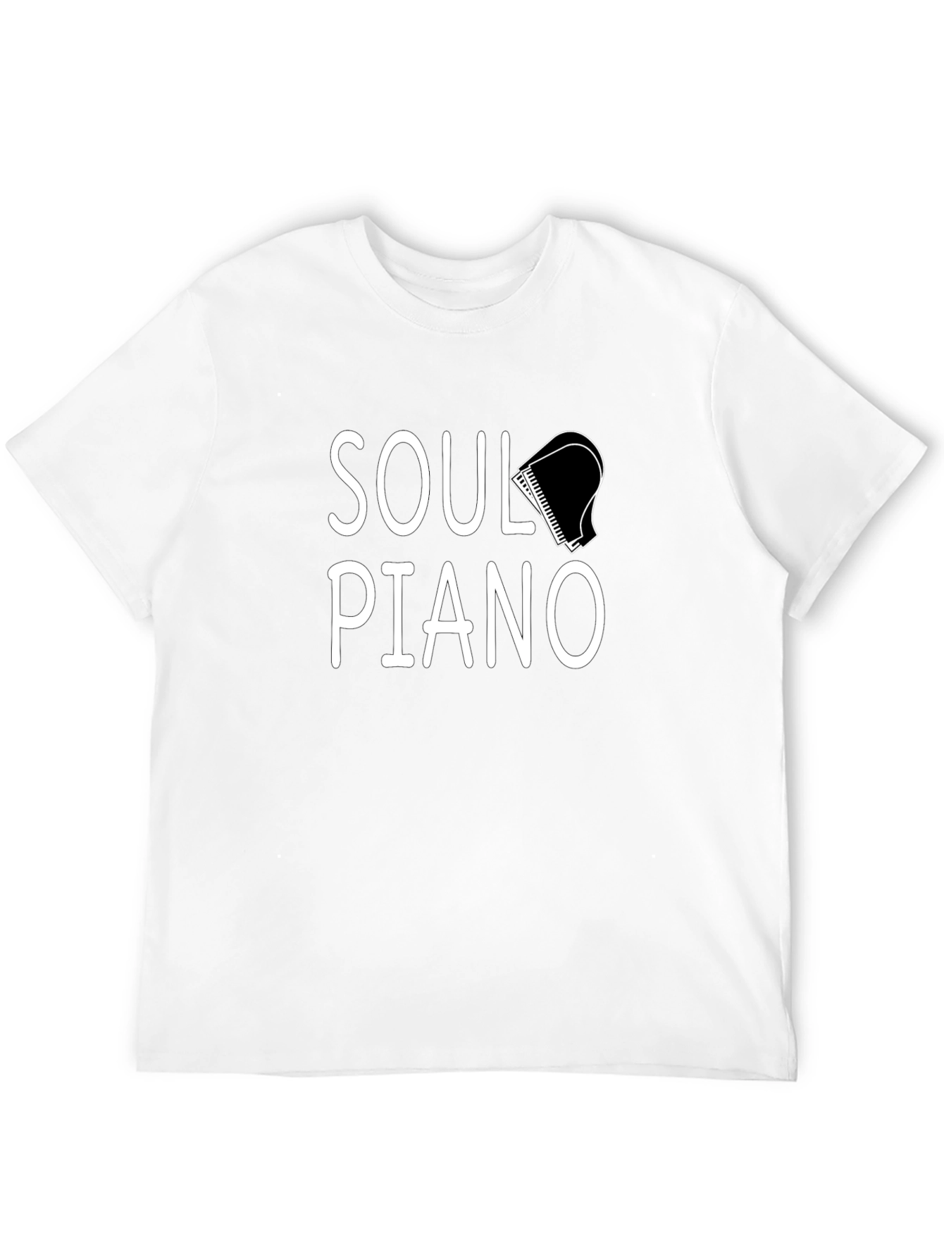 Soul Piano Graphic Tee - Stylish Music Lover T-Shirt