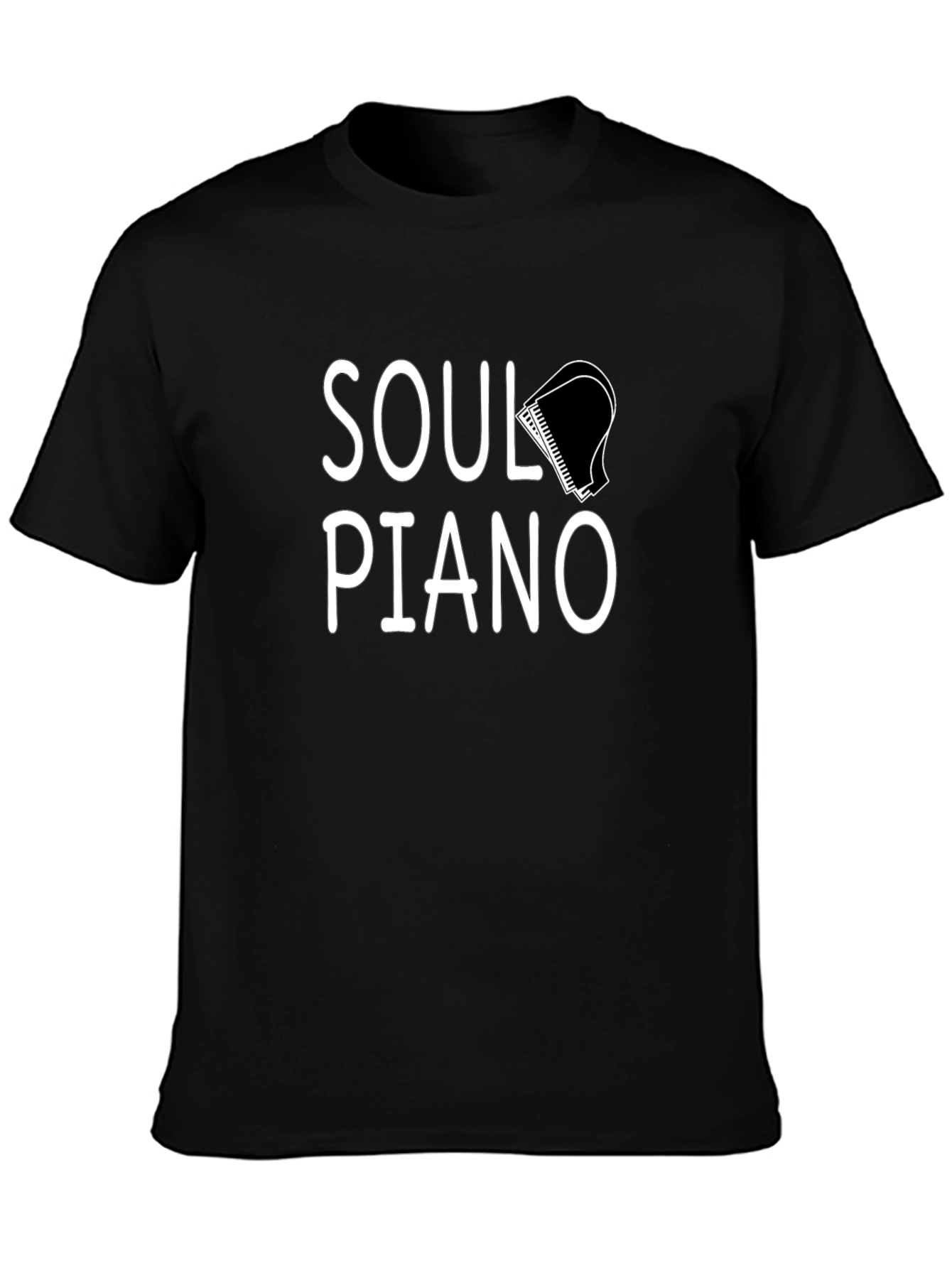 Soul Piano Graphic Tee - Stylish Music Lover T-Shirt