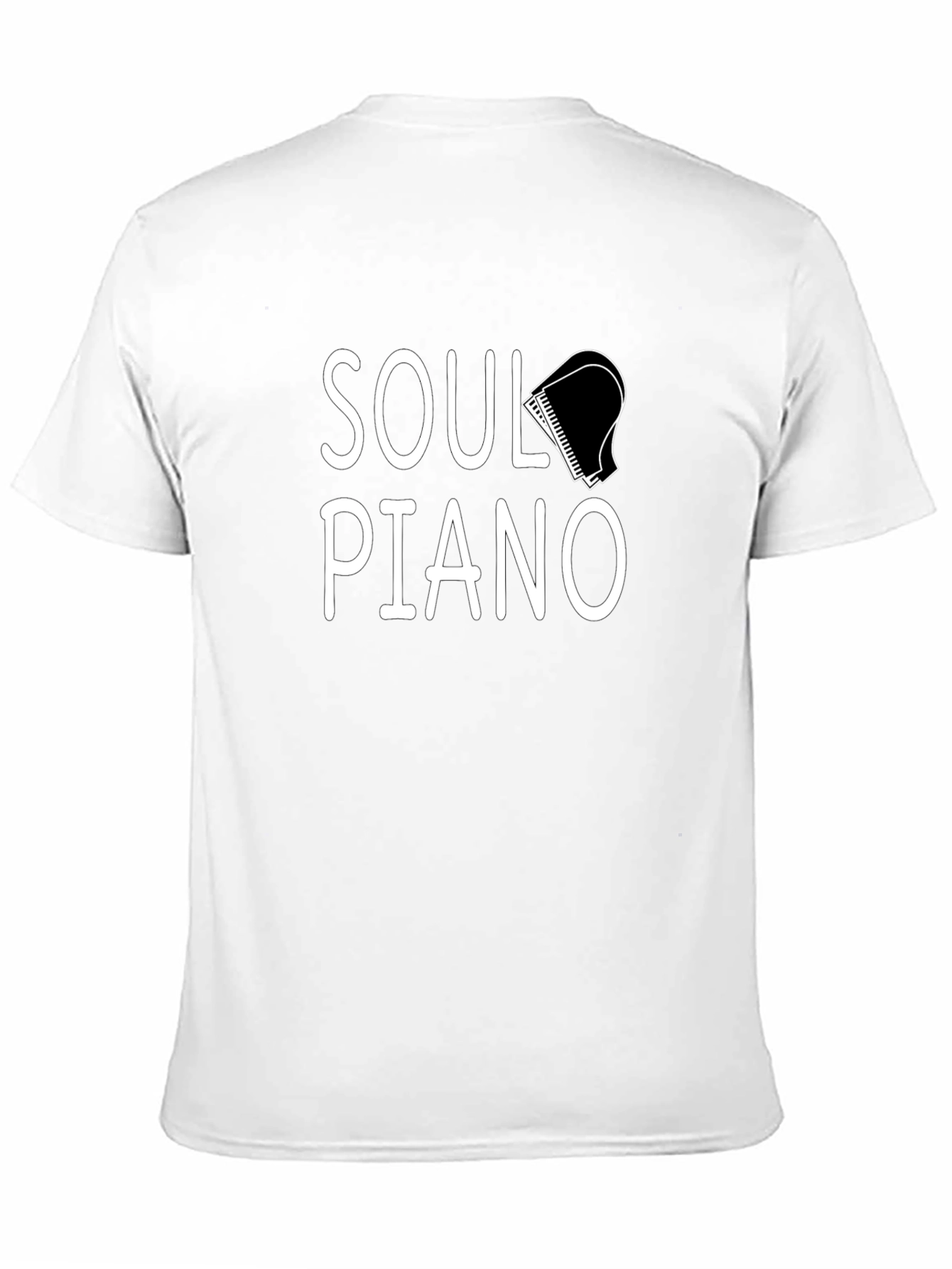 Soul Piano Graphic Tee - Stylish Music Lover T-Shirt
