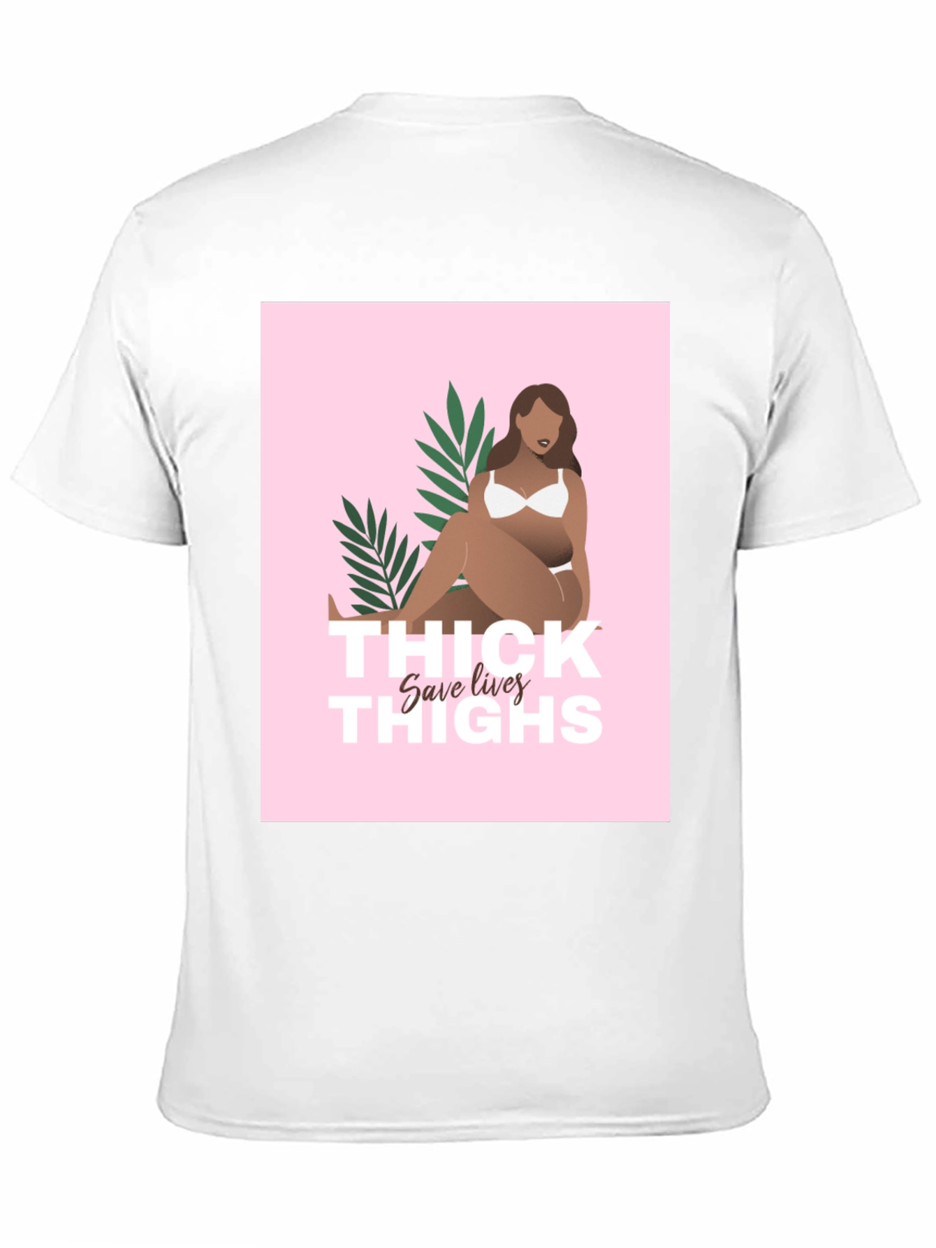 Thick Thighs Save Lives Graphic Tee - Black