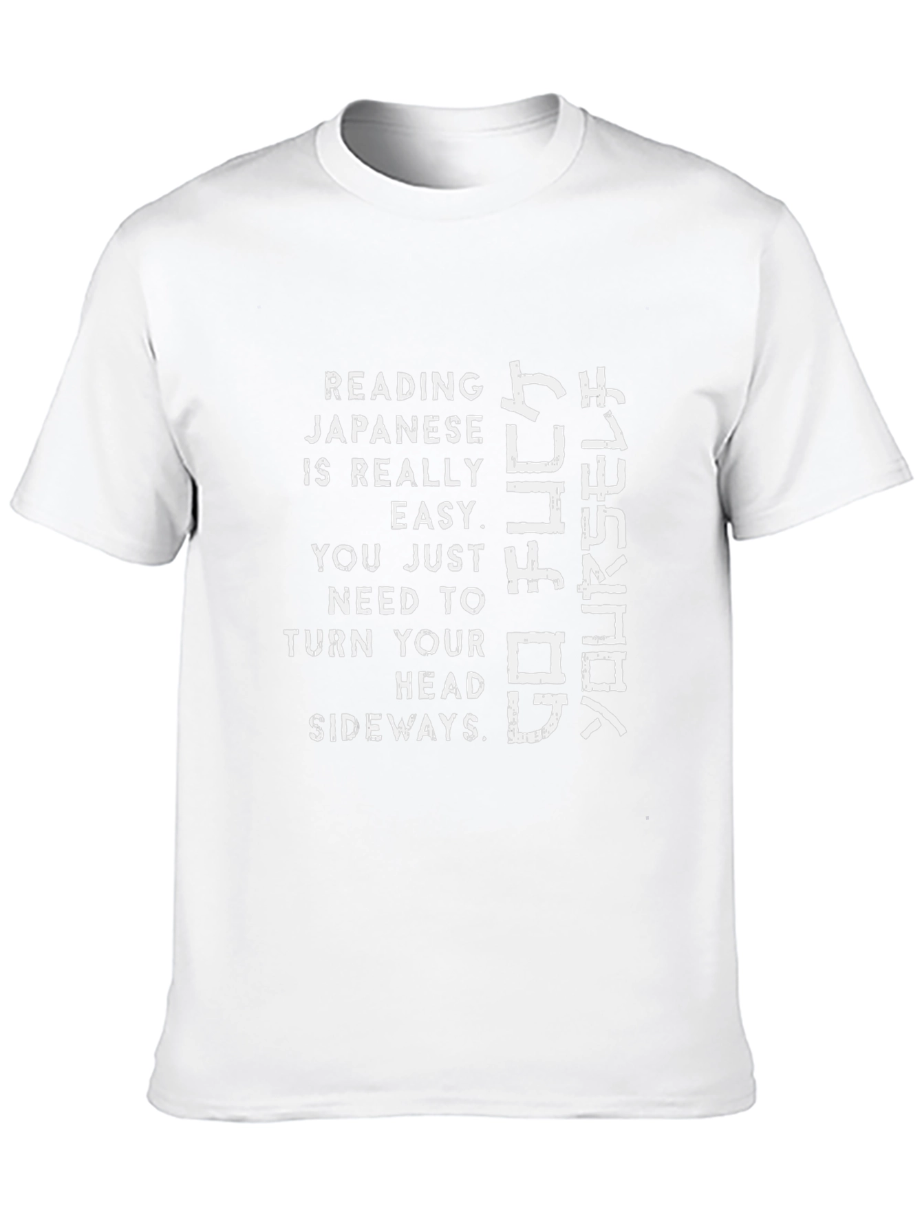 Humorous Reading Japanese Graphic Tee