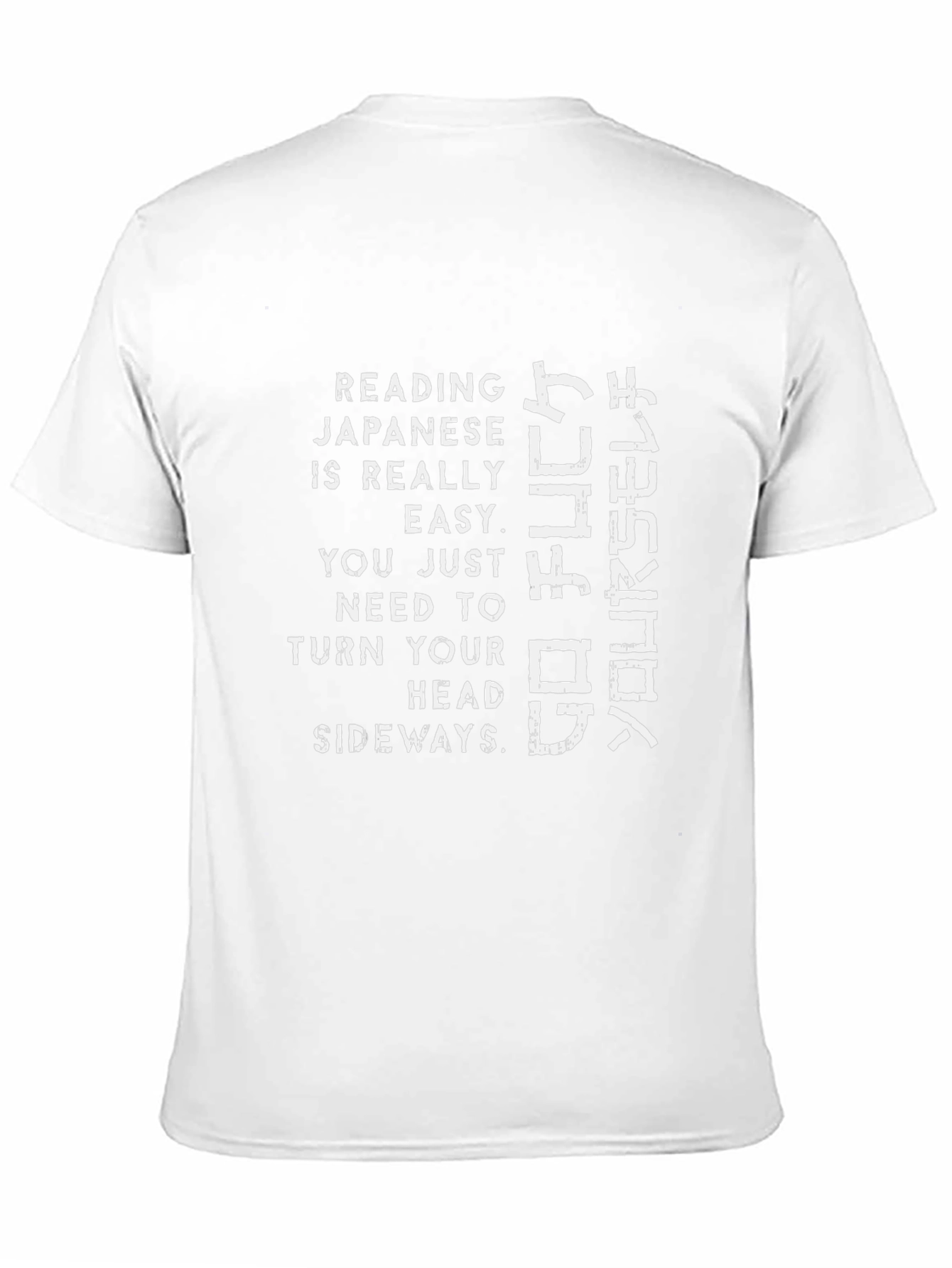 Humorous Reading Japanese Graphic Tee