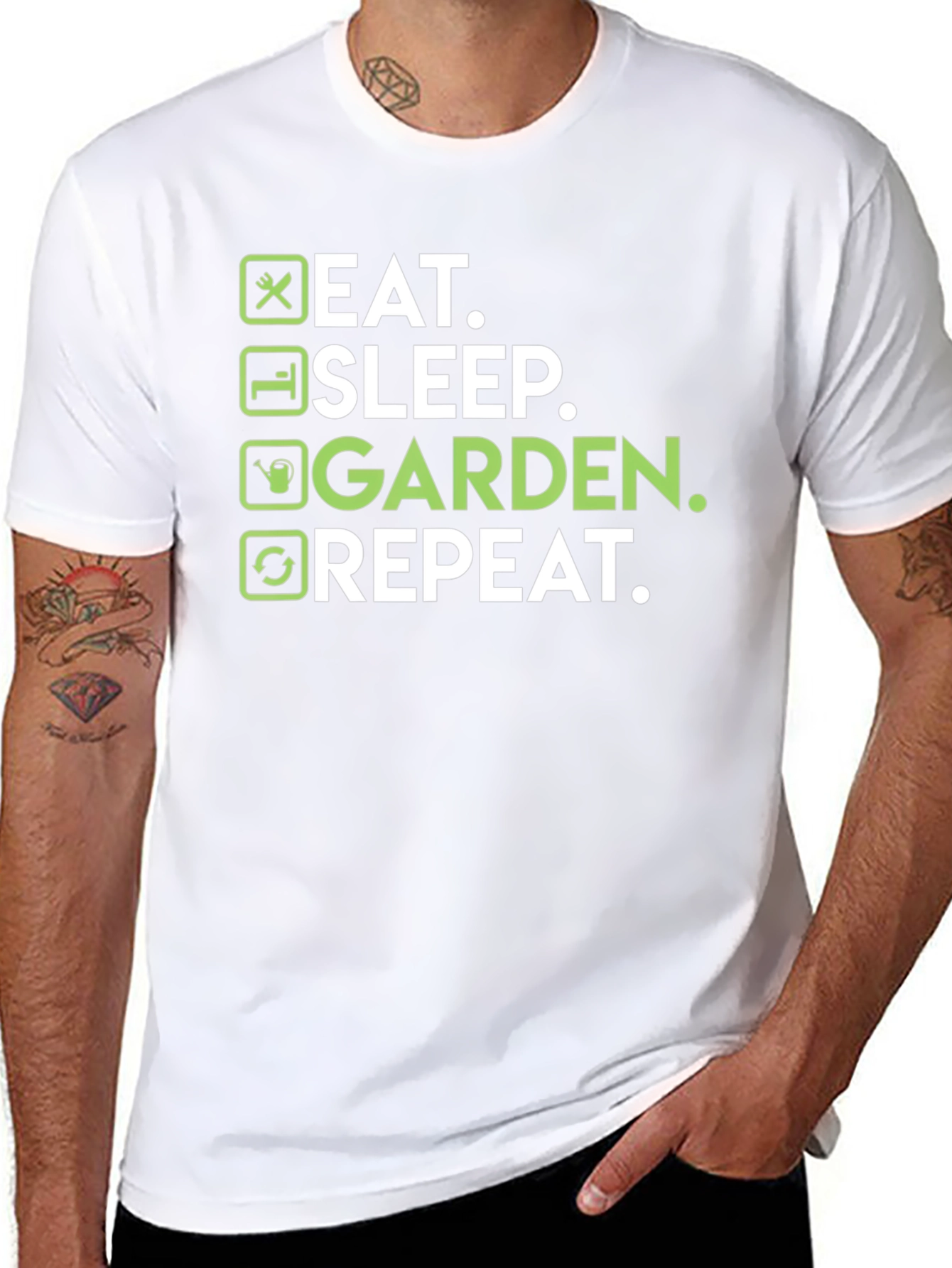 Eat Sleep Garden Repeat T-Shirt