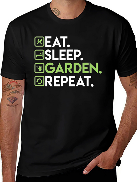Eat Sleep Garden Repeat T-Shirt