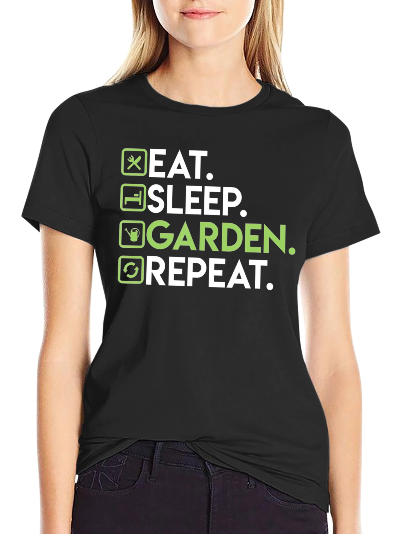 Eat Sleep Garden Repeat T-Shirt