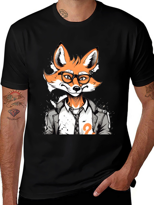 Fox Detective Graphic T-Shirt - Menswear Style