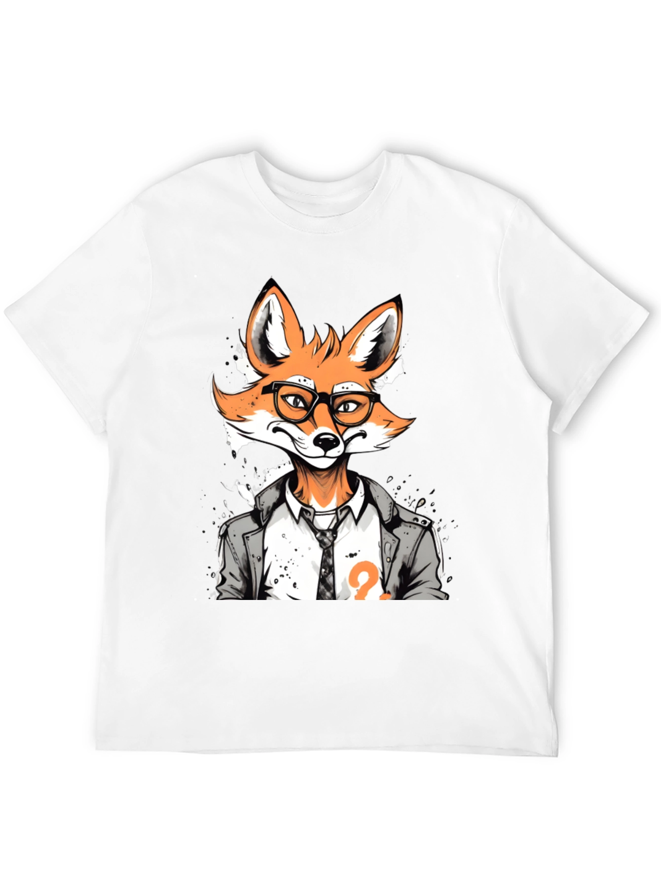 Fox Detective Graphic T-Shirt - Menswear Style