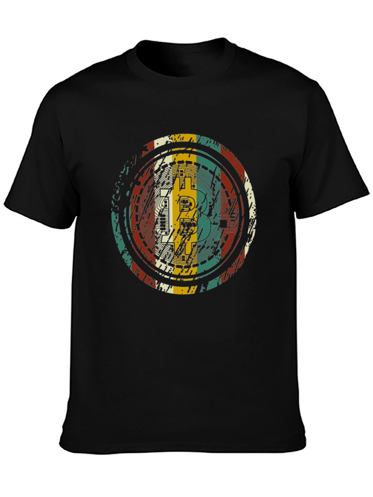 Bitcoin Retro T-Shirt - Crypto Currency Tee