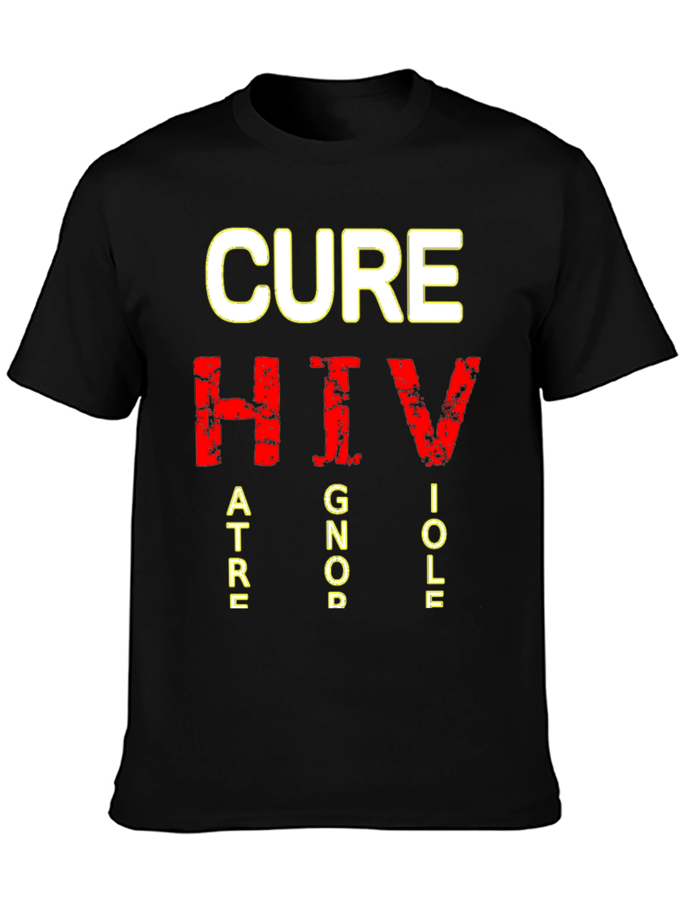 CURE HIV T-Shirt - Bold Statement Tee