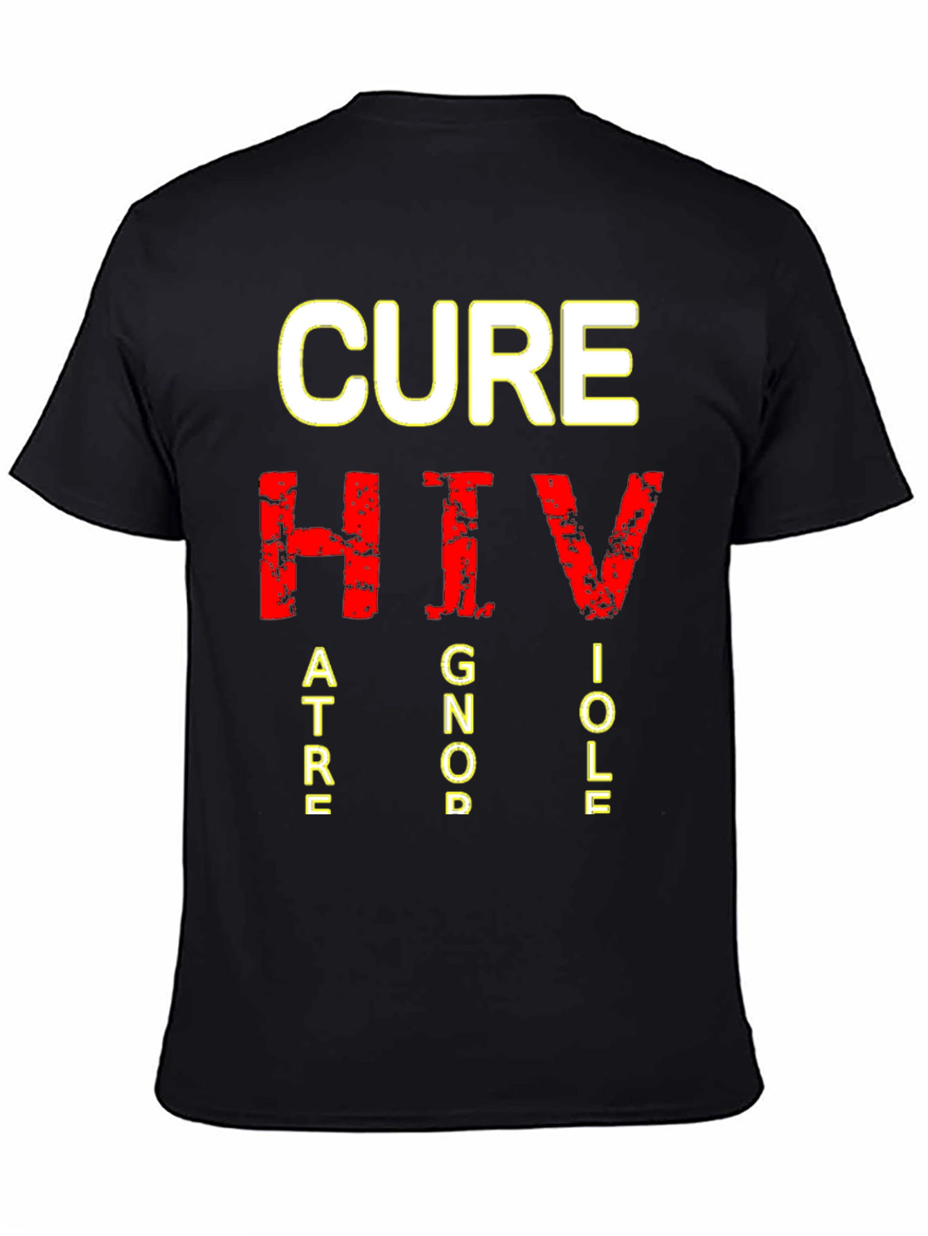 CURE HIV T-Shirt - Bold Statement Tee