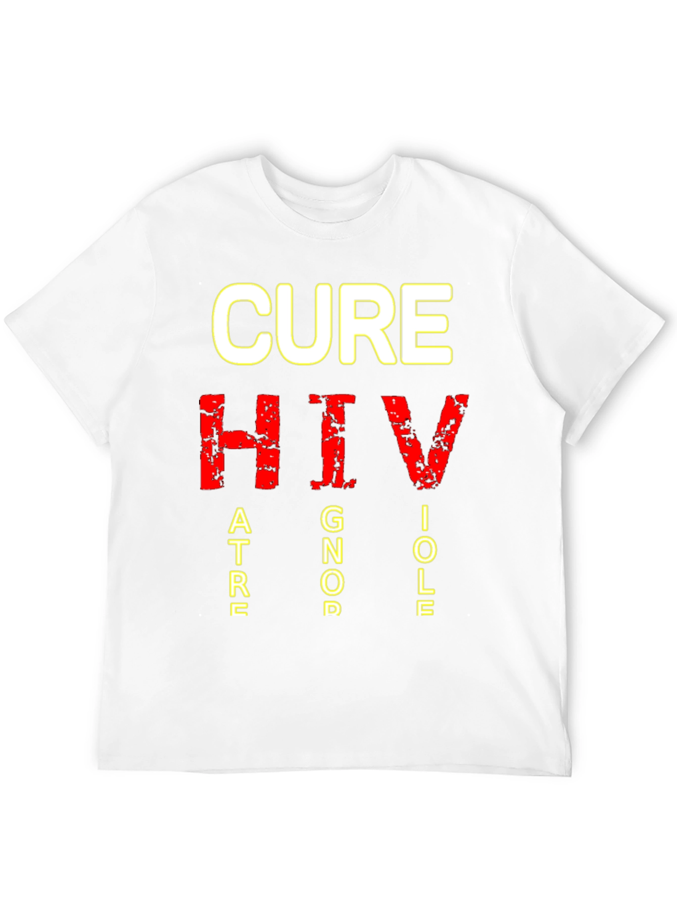 CURE HIV T-Shirt - Bold Statement Tee