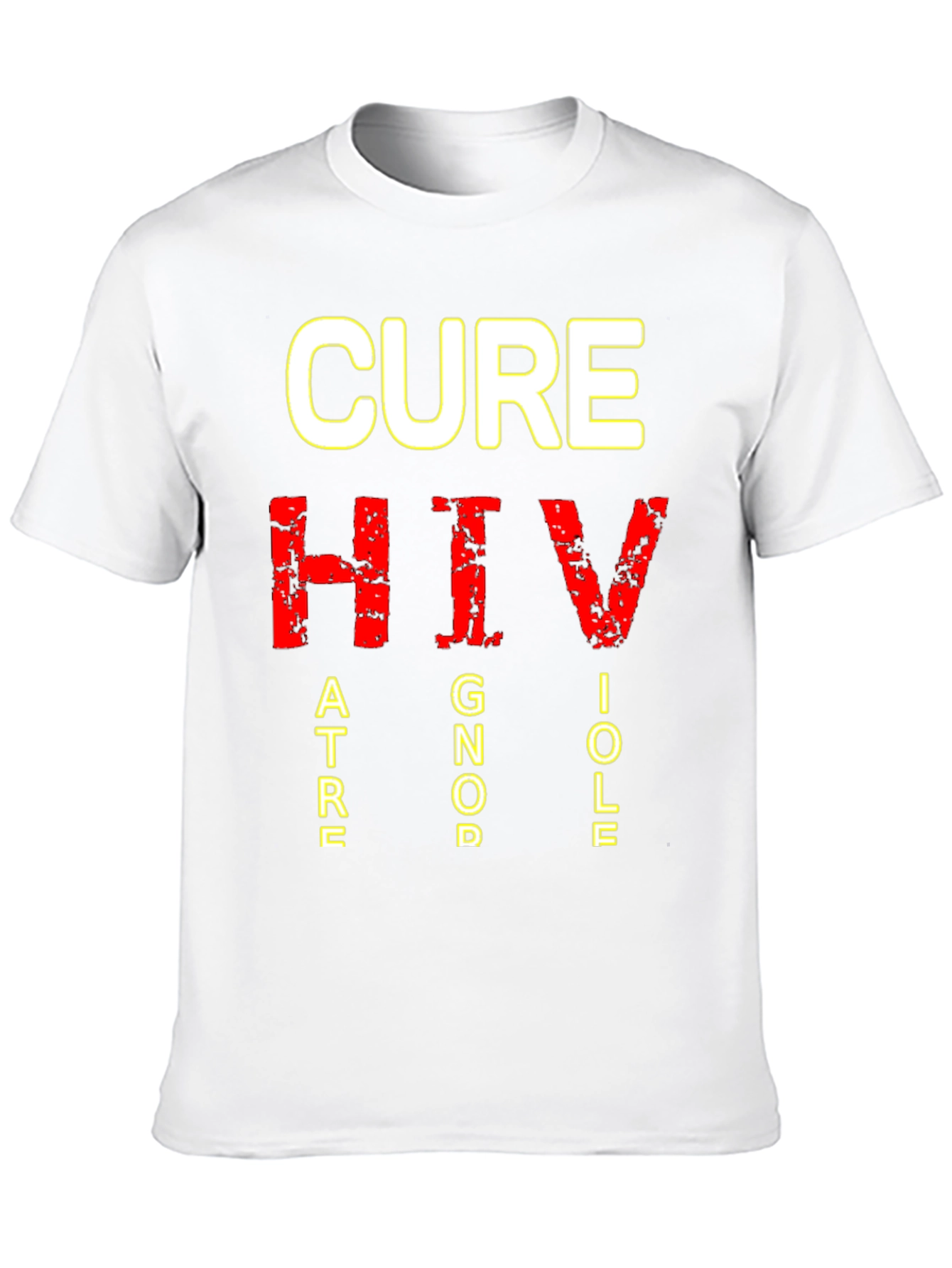 CURE HIV T-Shirt - Bold Statement Tee