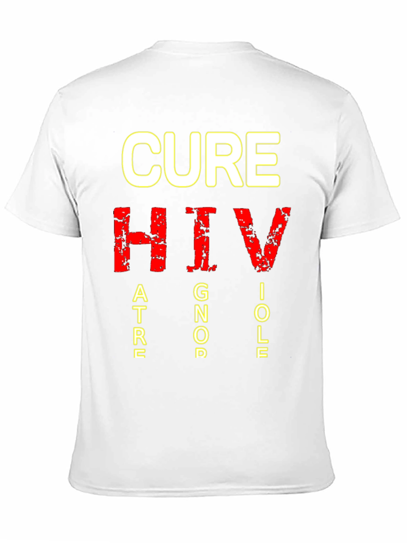 CURE HIV T-Shirt - Bold Statement Tee
