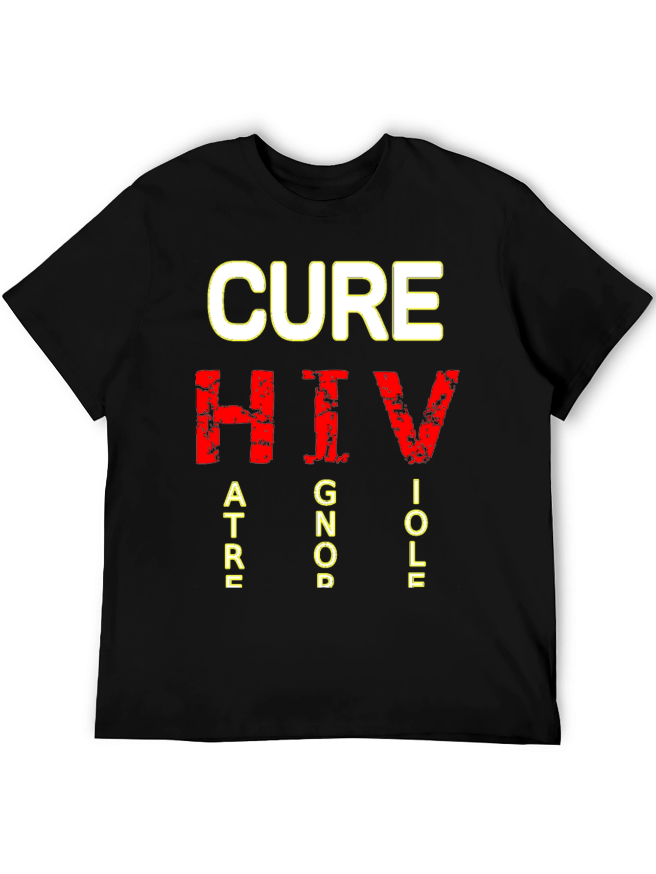 CURE HIV T-Shirt - Bold Statement Tee