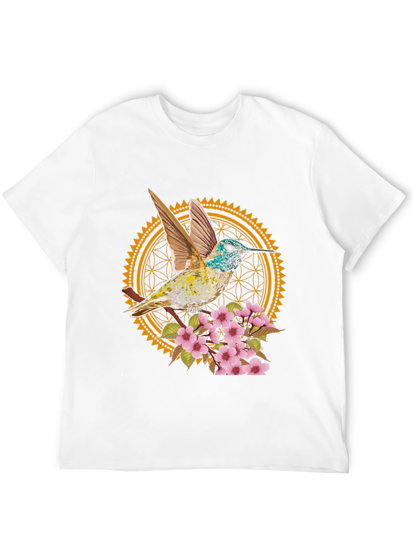 Hummingbird Floral Graphic Tee